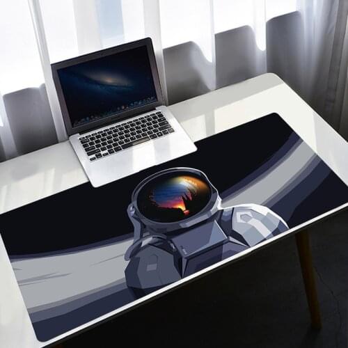 Astronauts Mausepad Spaceman Pc Gamer Complete Anime Mouse Pad Cute Cannabis Gaming Keyboard Table Pads Gamers Accessories Rug