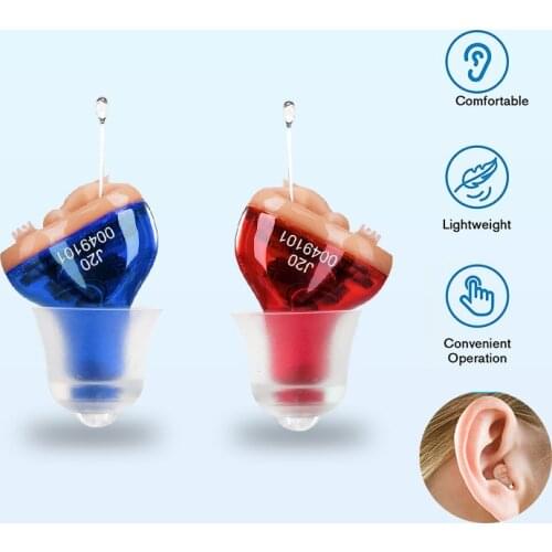 Best Quality Mini CIC Audifonos Hearing Aid Adjustable Inner Ear Invisible Hearing Amplifier Ear Sound Amplifier