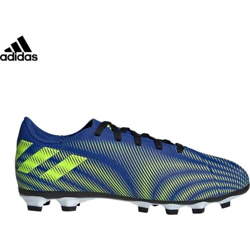 Original adidas Nemeziz.4 Flexible Ground Child Krampon - FY0822 Blue Child Of Adidas Soccer Shoe