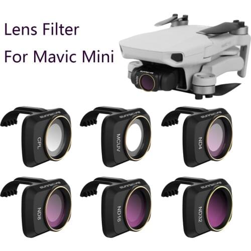 Distinctive Accessories for DJI Mavic Mini UV CPL Camera Professional Filter ND8 ND16 ND32 ND4 glass for MAVIC Mini Lens Filter