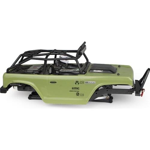 Front Bumper Anti-collision Bar With Pull Ring for Axial SCX24 90081 for Jeep RC Car Accessories