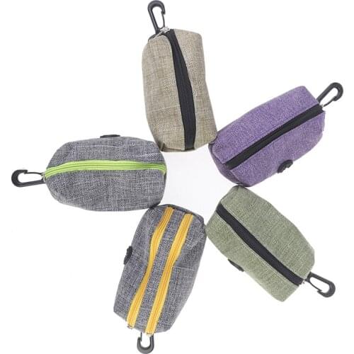 Portable Biodegradable Dog Poop Bag Dispenser Pouch Pet Puppy Cat Pick Up Poop Bag holder Pets Supplies Garbage Bags Organizer