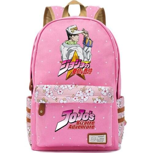 Anime JoJos Bizarre Adventure Casual Backpack Teenger Schoolbag Unisex Packsack High Quality Mochila Student Travel Laptop Bag