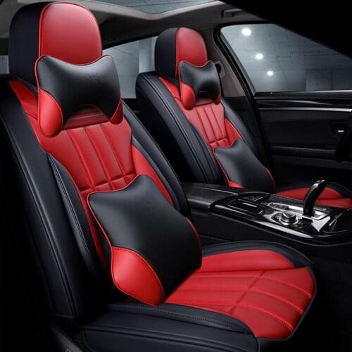 PU Leath car seat covers set Universal for h7 h4 led MINI Cooper R55 R56 R58 R59 R60 R61 F55 F56 car seats protector styling