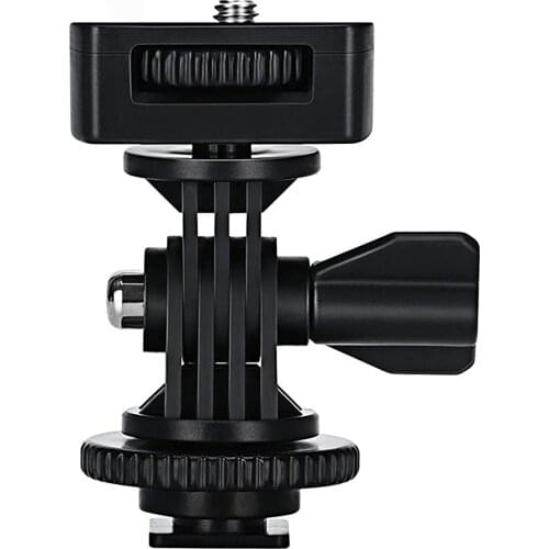 Adjustable Angle Pole Swivel Hot Shoe Mount Adapter 1/4" Screw Hot Shoe Mount for Mounting Video Camcorder Monitors