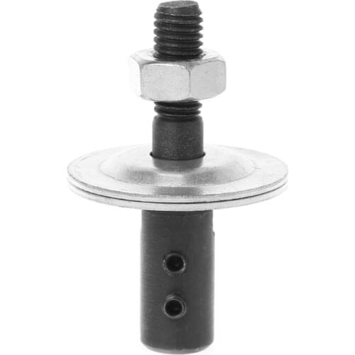 Steel 10mm Spindle Adapter For Grinding Polishing Shaft Motor Bench Grinder Workshop Equipment With M3 Screws Washers