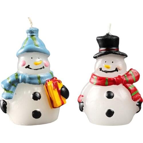 Nicole Silicone Candle Mold 3D Snowman Handmade Christmas Soap Mould