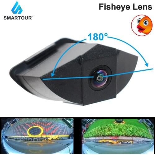 Smatour CCD IP68 HD Night Vision 180° Fisheye Front View Camera Car Parking Monitor For Mercedes-Benz GLK GLC GLE GLA ML C Class