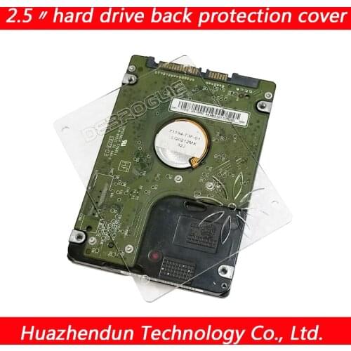 2.5 inch mechanical hard disk back protection cover Hard disk back plate Acrylic protection dustproof heat shield baffle bracket