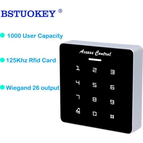 1000 User 125Khz Rfid Access Control Keypad 10 KeyFob For RFID Door Access Control System Electric Lock Smart Keypad