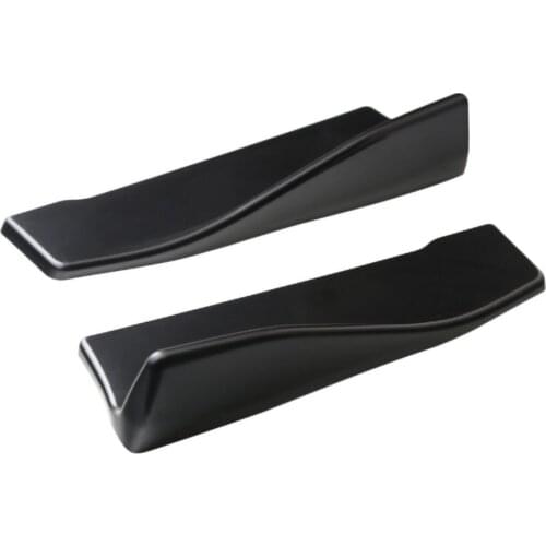 2pcs Universal PP Car Rear Bumper Lip Diffuser Splitter Canard Protectors