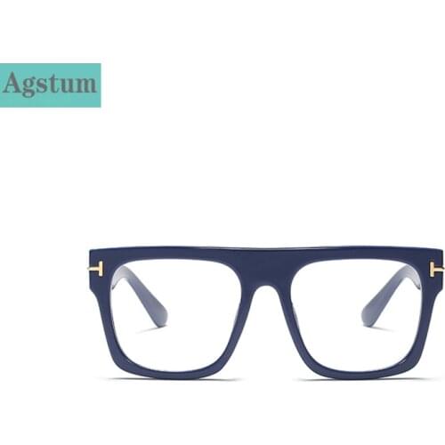 2020 New Brand Big Glasses Frame Women Men Oversized Clear Lens Eyeglasses Frames Unisex Eyewear
