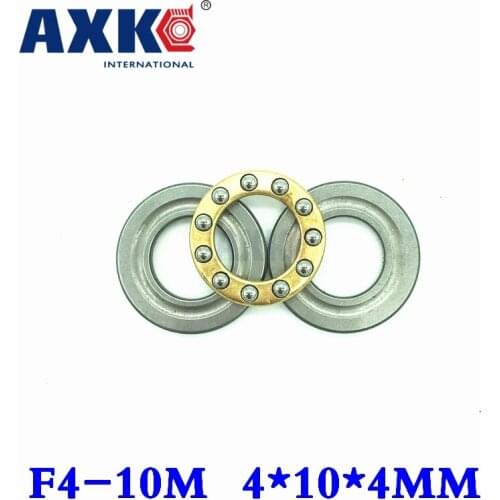 2021 Hot Sale Limited Steel Axk 10pcs Free Shipping Axial Ball Thrust Bearings F4-10m 4*10*4 Mm Plane Bearing Abec5