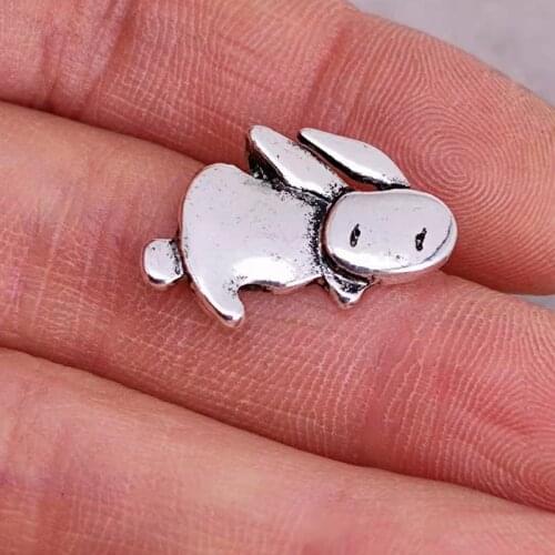 50 pcs cute rabbit pendant charm for child gift women