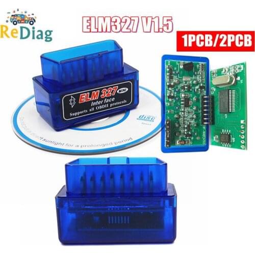 Top Hardware V1.5 Chip PIC18F25K80 ELM327 Bluetooth V1.5 AutoCode Reader Super MINI ELM 327 Works ON Android Symbian FW V1.5