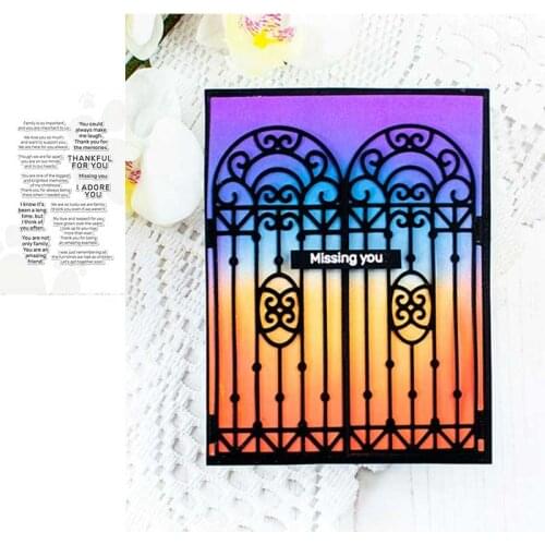 Quotes for Greeting Cutting Dies and Stamps Diary Decoration Stencil Embossing Template DIY Greeting Card Handmade 2021 NEW