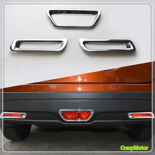 For Suzuki sx4 s-cross 2014-2020 ABS Chrome Car rear fog brake light lamp cover trim Auto accessories Car styling