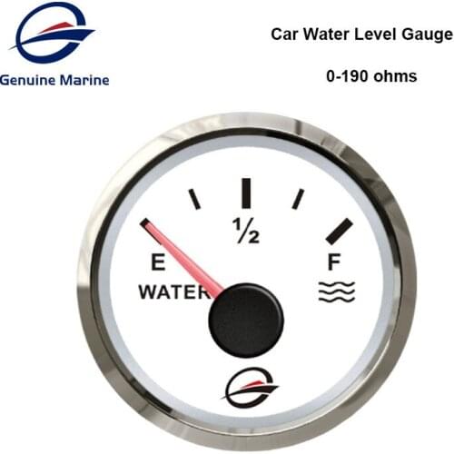 Hot Sale Water Level Gauge Car Water Tank Level Gauge Indicator 0-190ohm Fuel Level Sensor Unit Auto Gauge for Car