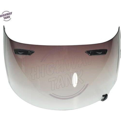 Brown Motorcycle Full Face Helmet Visor Lens Case for ARAI RR5 RX7-GP Quantum ST RX-Q Chaser-V Corsair-V Axces 2