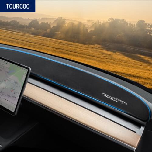 Car Dashboard Carpet Cover Solar Insulation Panel Protection Interior Modified Accessories for Tesla Model 3