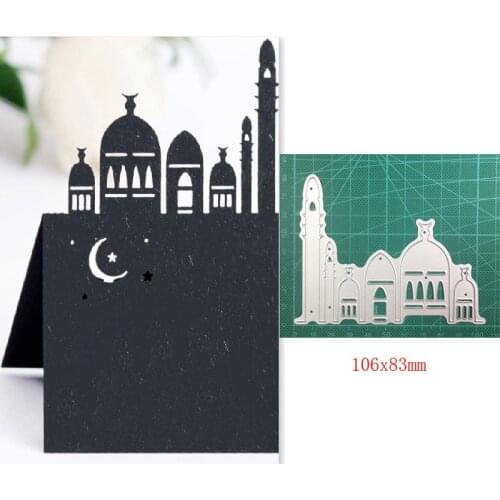 Buildings House City Metal Cutting Dies Cut Die Mold Decoration Scrapbook dies Paper Craft Knife Mould Blade Punch Stencils Dies