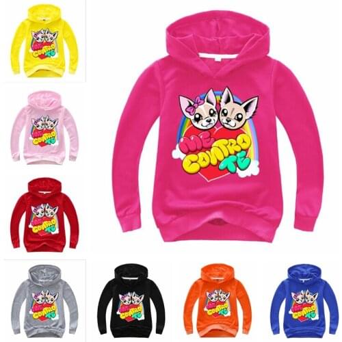 New Fashion Hoodies Cotton Me Contro Te Baby Girl Clothes Boys Sweatshirts Cartoon Teenage Children Cute Thin Sweatshirt T Shirt