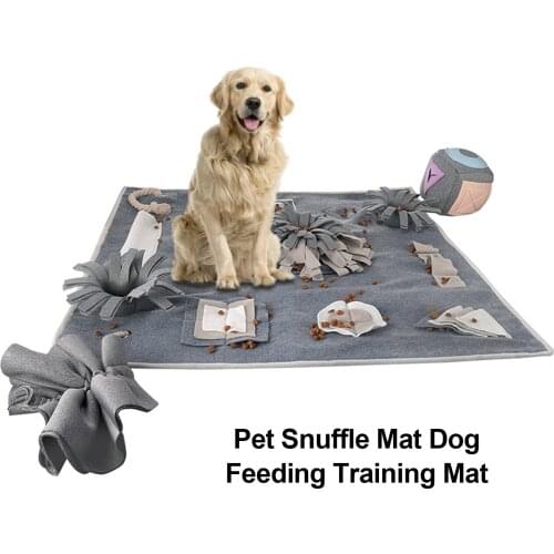 Pet Snuffle Mat Dog Slow Feeding Mat Washable Foraging Smell Training Puzzle Toy Pet Dog Stress Relief Sniffing Training Blanket