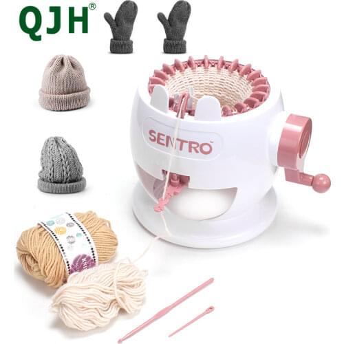 Christmas Hat/Scarf /Gloves/Socks Knitting Machine Adult Kids Lazy Artifact Weaving Machine Loom Kit Gift 22Needles Handmade