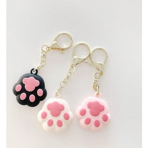 Cute Cat Paw Silicone Protective Cover For AirTags Shockproof Location Tracker Anti-lost Smart Tag Case Protection Cover Air Tag