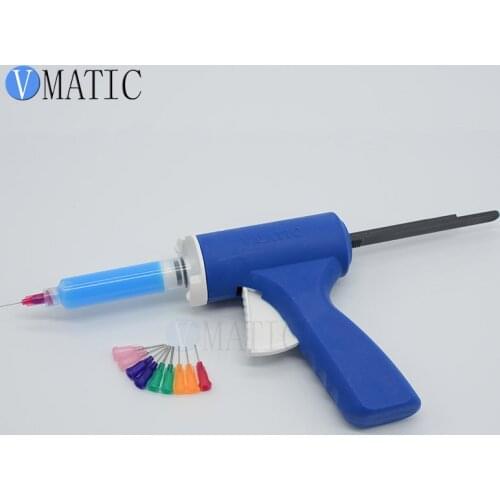 High Quality 10cc 10ml Plastic Flux Soldering Cartridge Syringe Caulking Gun For Green Oil