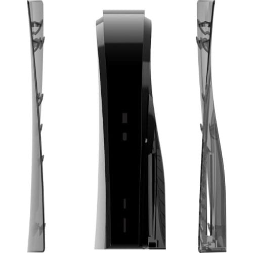 P82F Hard Shell Case ABS Transparent Skin Cover Replacement Plate Compatible for PS5 UHD Gaming Console