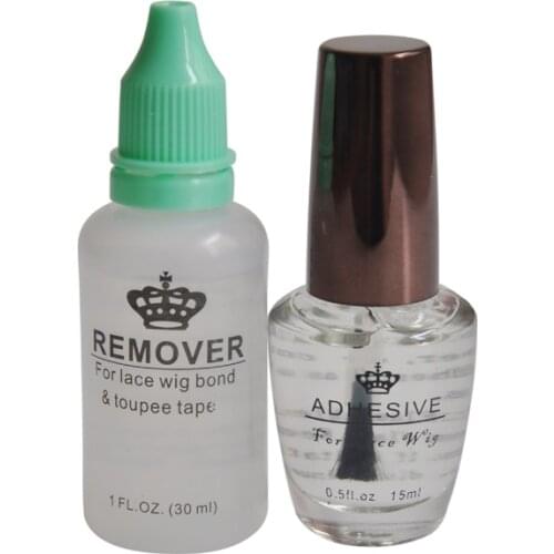 0.5FL .OZ(15ml) Wig Adhesives & 15ml Remover For Lace Wig High Quality Hair Beauty Salon Accessory Wig Glue