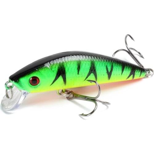 1PCS Minnow Fishing Lure 70mm8.2g Topwater Hard Bait Wobbler SwimBait Jig Bait Carp Striped Crankbait bass Pesca Fishing Tackle