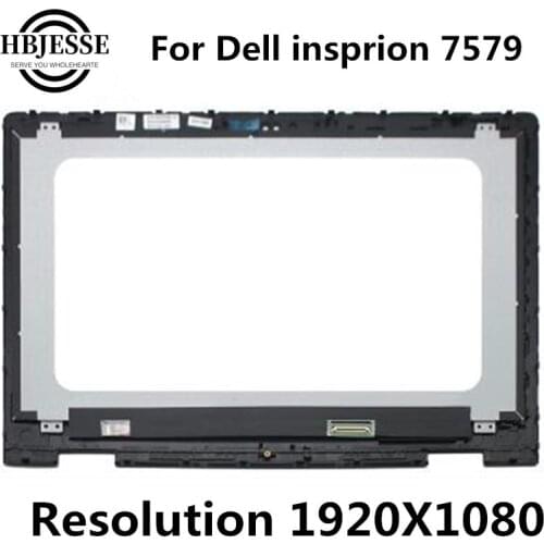 15.6'' assembly FHD For Dell Inspiron 15 7579 P58F P58F001 LCD Display Screen Touch Glass Digitizer Panel Assembly B156HAB01.0