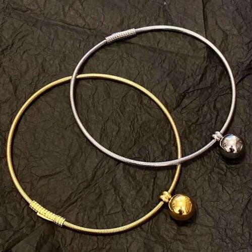 2021 Hot Brand Jewelry For Round Heart Pendant Wedding Silver Jewelry Happy Ball Pendant Necklace