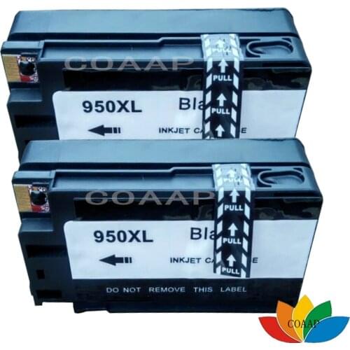 2pk Compatible HP 950XL (CN045AE) Black Ink Cartridge HP Officejet Pro 8600 Plus e-All-in-One