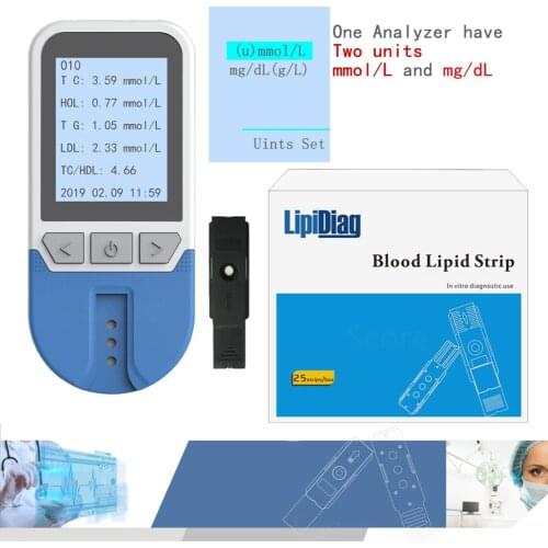 4in1 optics Blood Lipid Analyzer total cholesterol (TC) high density lipoprotein cholesterol (HDL) &triglyceride (TG) cholestero