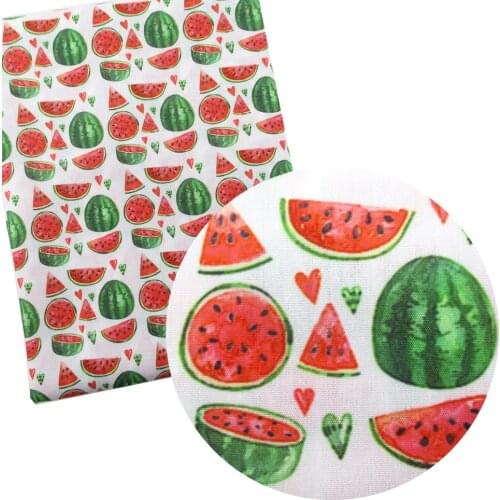 50*145cm Fruit Printed 100% Cotton Fabric for Tissue Kids Home Textile Patchwork Cloth DIY Sewing Quilting Material,c12308