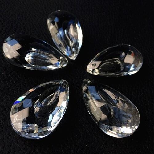 50pcs/lot 38MM K9 Sparkle Crystal Faceted Chandelier Pendants, Clear Crystal Lighting Parts, Crystal Curtain Accessories