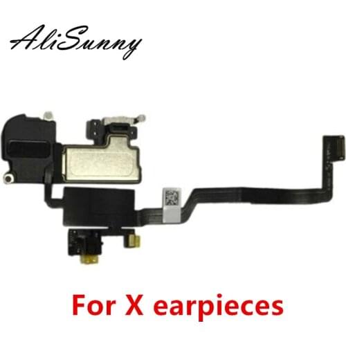 AliSunny 5pcs Earpiece Flex Cable for iPhone X Ear Sound Speaker Ear Pieces Replacement Parts