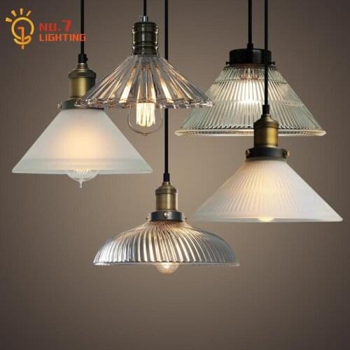 American Designer Retro Vintage Glass Pendant Lights Kitchen Indoor Lighting Living/dining Room Shop Stores Bar Background Cafe