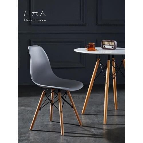 White Simple Chair Family Dining Chair Student Dormitory Computer Back Chair Girl Makeup Chair