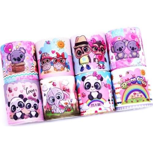 Free shipping 2020 new arrival ribbons Hair Accessories ribbon 10 yards printed grosgrain ribbons 32869