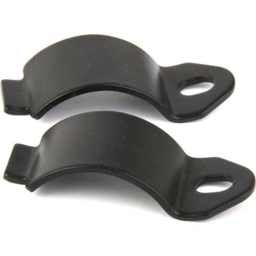 Black Dirt Bikes Turn Signal Light Mount Brackets Fork Ear Clamps For