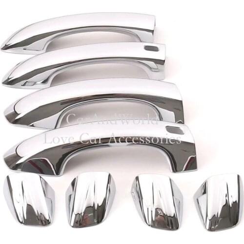 For Changan CS85 Coupe 2019 2020 External Door Handle Cover Door Bowl Holder Frame Trims ABS Chrome Sticker Car Accessories