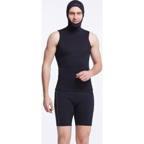 1mm Swimming Hat Diving Cap Neoprene Protect Hair With Shoulder Snorkeling Hat Hood Neck Cover Swim Warm Wetsuit 1