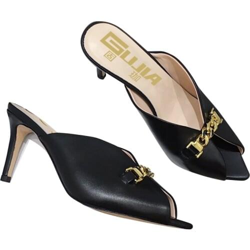 Italian gujia Women Wear Slipper Beach Diamond Flip-flops Fashion Beach Shoes Home Ladies Cool Home Fashion Sandal,with box