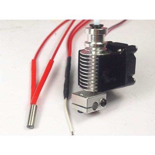 3D printer hot end kit Reprap i3D V6 all-metal bowden hotend full kit/set for 1.75 mm filament top quality