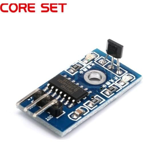 3144E Hall Sensors Module Hall Swiches Measure Motor Speed Counting Sensor Module For DIY Smart Car Integrated Circuits