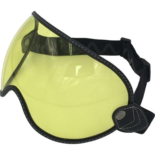 BULLBIKER Motorcycle Helmet Bubble Shield Visor Len Windproof Goggles Lens Accessories For Bell Moto 3 Shoei Ex-Zero P-ZERO Etc